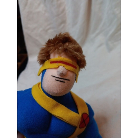 VTG X-men Cyclops Plush Marvel Disney Scott Summers 15" Stuffed Rare - Picture 4 of 4